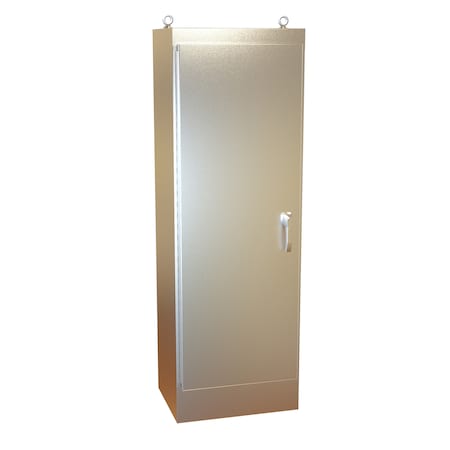 Hammond 3 Point Latch with Padlock Handle Electrical Enclosures, 72.06 in H, 18.06 in D, 24.06 in W HN4FS722418SS